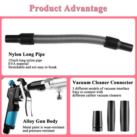 GOCCIDA attached to vacuum hose demonstrating easy compatibility and boosted suction