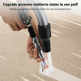 GOCCIDA hot-wheel style spray tip detail demonstrating even air distribution for deeper cleaning