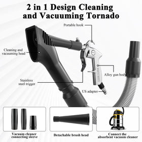 GOCCIDA 40cm nylon tube extension displayed to reach deep crevices and tight spaces benefit
