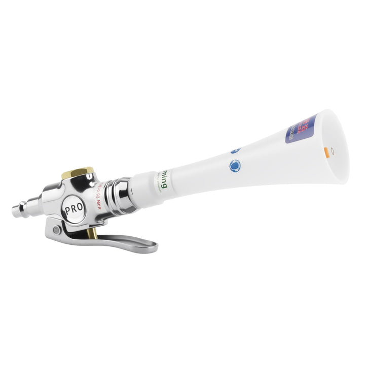 GOCCIDA Tornado Mini front view showing compact aluminum body for durable cleaning