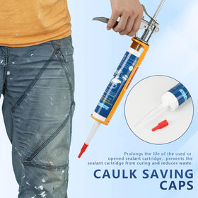 Gociean application with caulk gun highlighting controlled bead and clean result