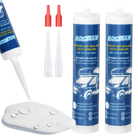 Gociean front packaging showing two white sealant tubes and benefits