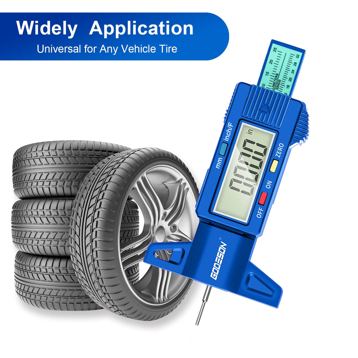 GODESON beside a ruler for size comparison and measurement confidence