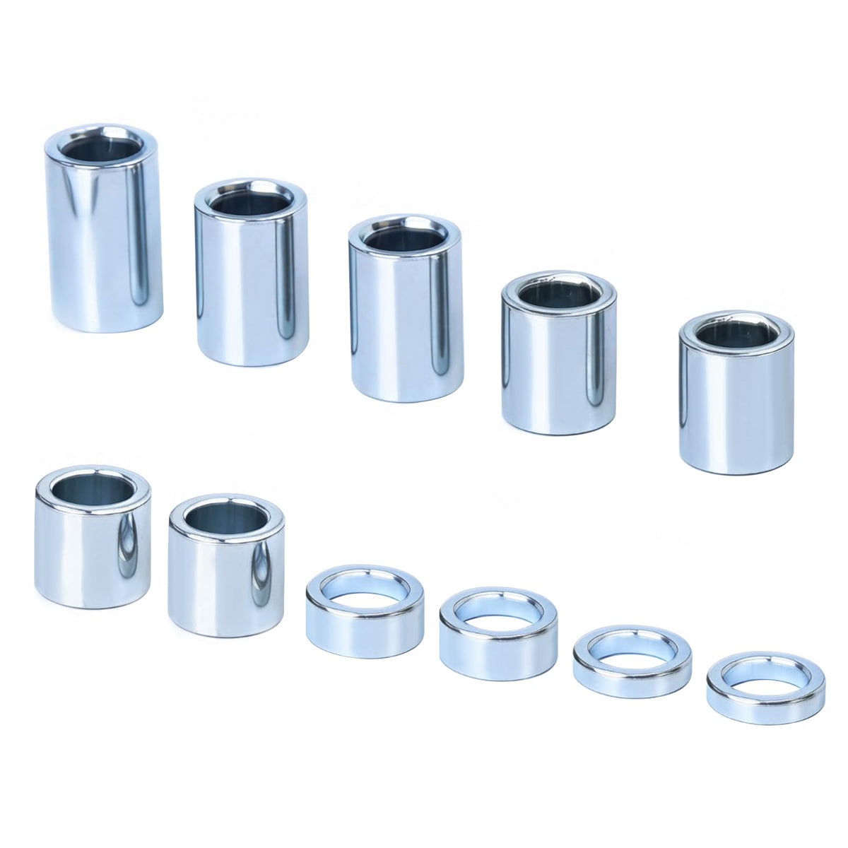 GOFIRA kit front view showing all 11 axle bushings and organization for quick selection