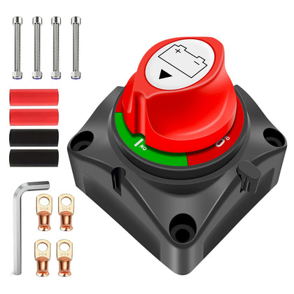 GOGONFLY front-mounted switch showing durable housing and clear on/off control