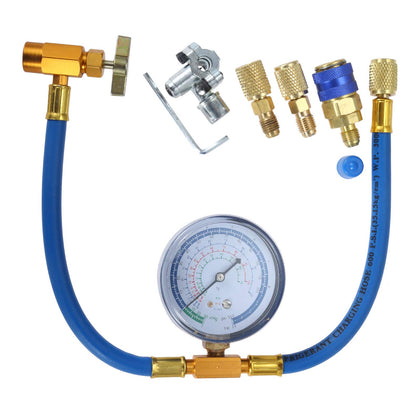 gohantee front view of full charging hose kit showing components and portability benefit