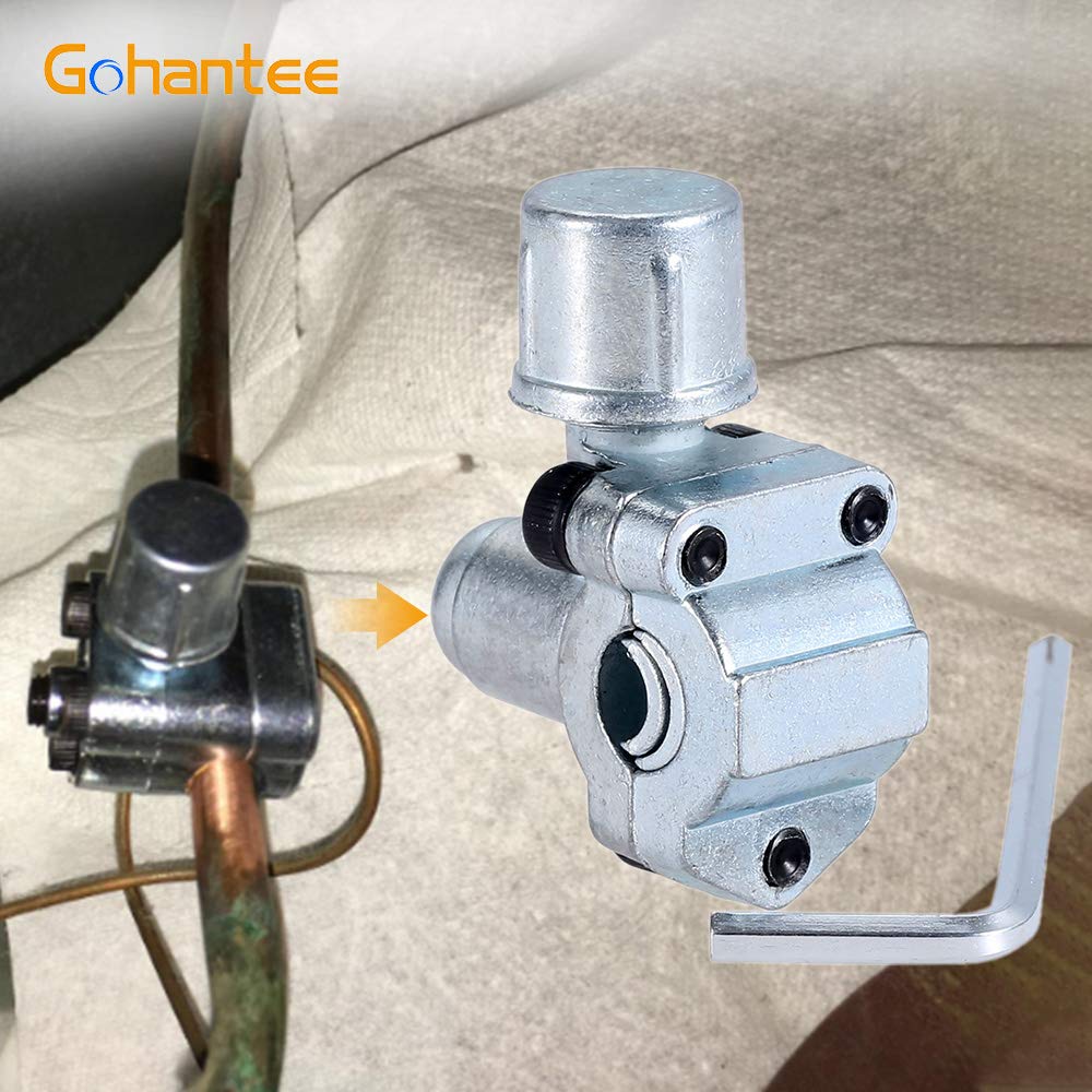 gohantee kit beside an R134a can showing size and portability benefit