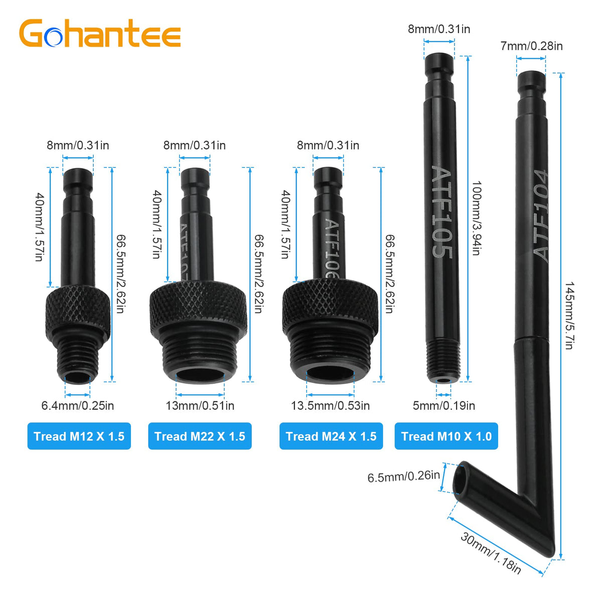 gohantee metal distributor closeup with shut-off valve showing precise flow control benefit
