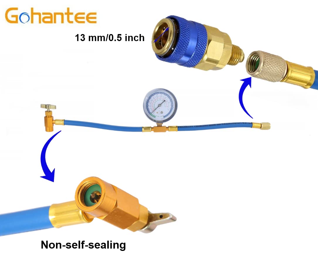 gohantee BPV31 piercing valve with hex key and adapters for quick line tapping