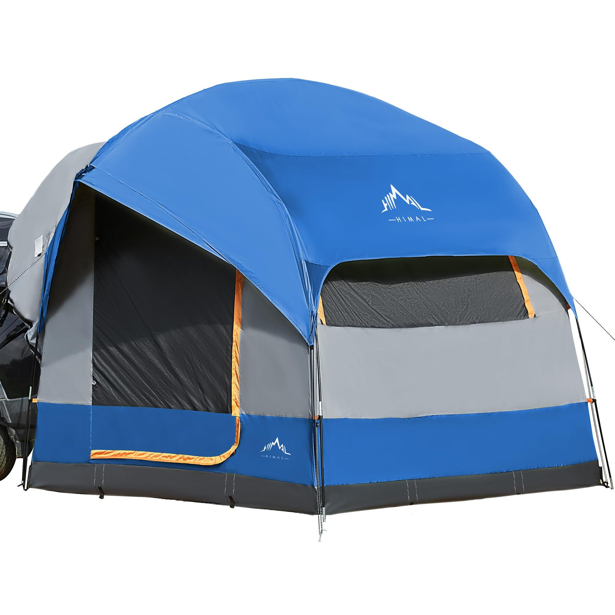 GoHimal tent front view showing roomy entrance and protection