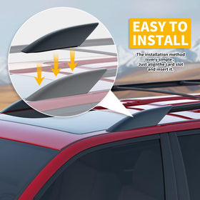 Goholy rear-left cap installed on 4Runner roof rail for protection