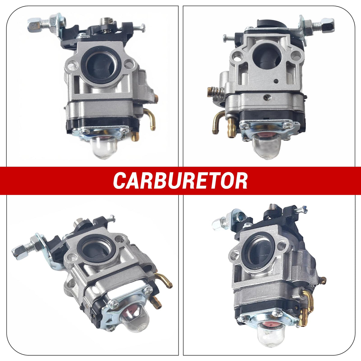 GOIRTUTSS air filter attached to carburetor demonstrating cleaner intake protection