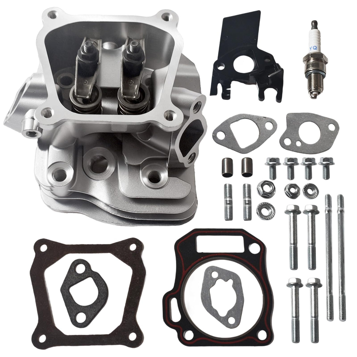 GOIRTUTSS cylinder head kit front view showing complete assembly and quick install benefit