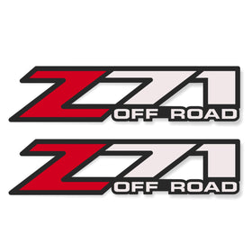 GOLD HOOK front packaging showing two Z71 Off Road decals and included instructions, professional upgrade