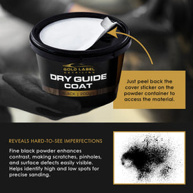 Gold Label Detailing container in hand to show 200 g size and practical workshop scale