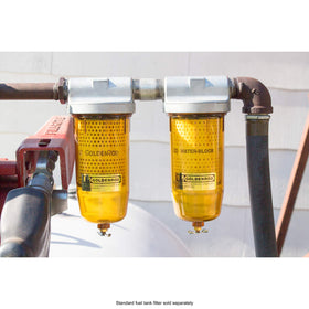 GOLDENROD filter element detail highlighting water-absorbing polymer benefit