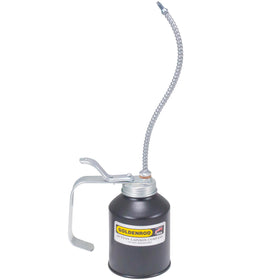 Goldenrod front view showing 12 oz reservoir and durable finish, for reliable shop lubrication