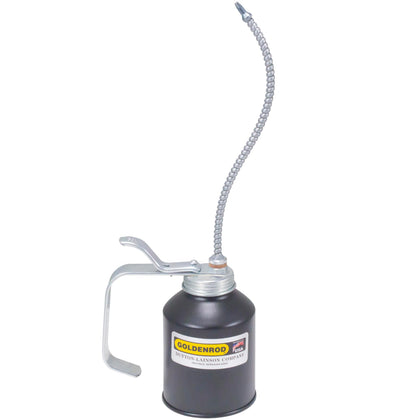 Goldenrod front view showing 12 oz reservoir and durable finish, for reliable shop lubrication