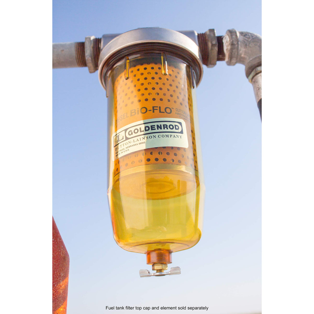 Goldenrod polymer texture close-up showing alcohol-resistant material and durability benefit