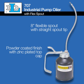 Goldenrod pump mechanism detail showing zinc die-cast pump and precision piston for consistent flow