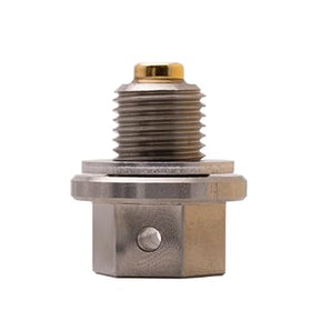 GoldPlug AP03 close-up of threads demonstrating precise OEM fitment benefit