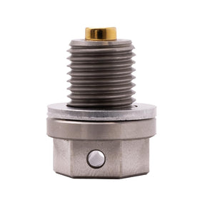 GoldPlug front view magnetic drain plug showing fit and finish benefit