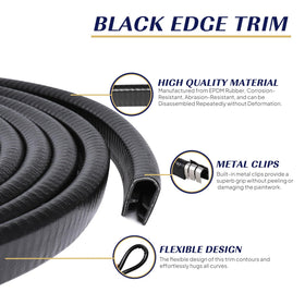 GoldWheel installed on car door edge reducing chips and noise