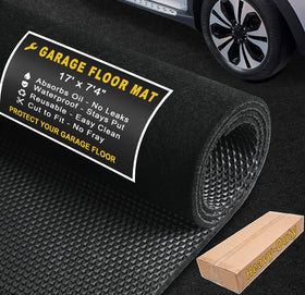 Golener front view full-length mat showing full coverage and floor protection