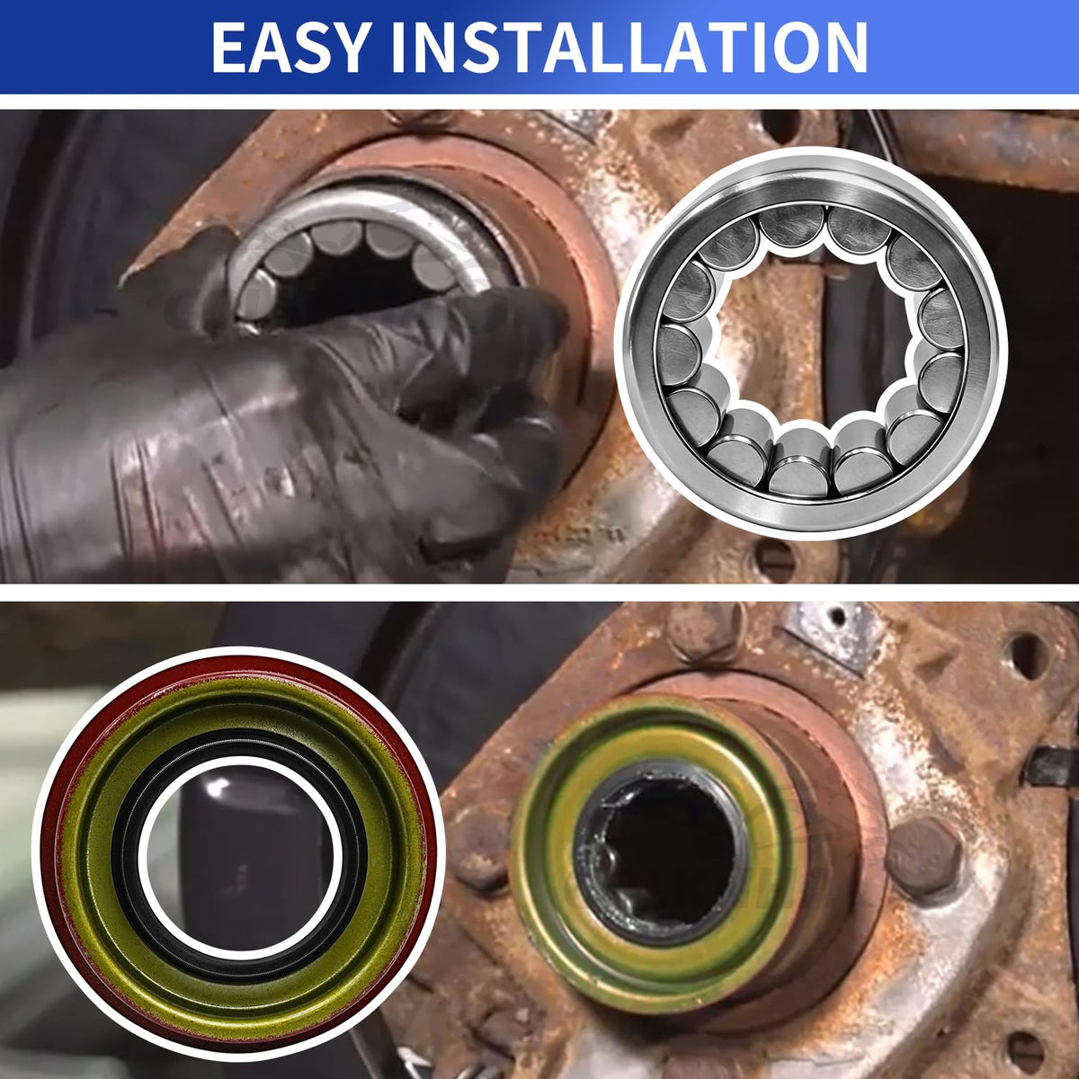 GOLKNHA installed on hub demonstrating correct fit and stability