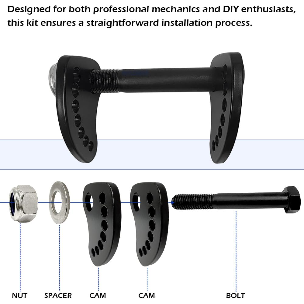 GOLKNHA cam bolt thread detail demonstrating strong clamp and corrosion resistance