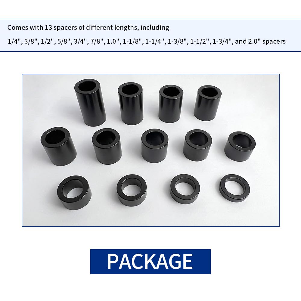 GOLKNHA spacer installed on Harley axle illustrating easier alignment benefit