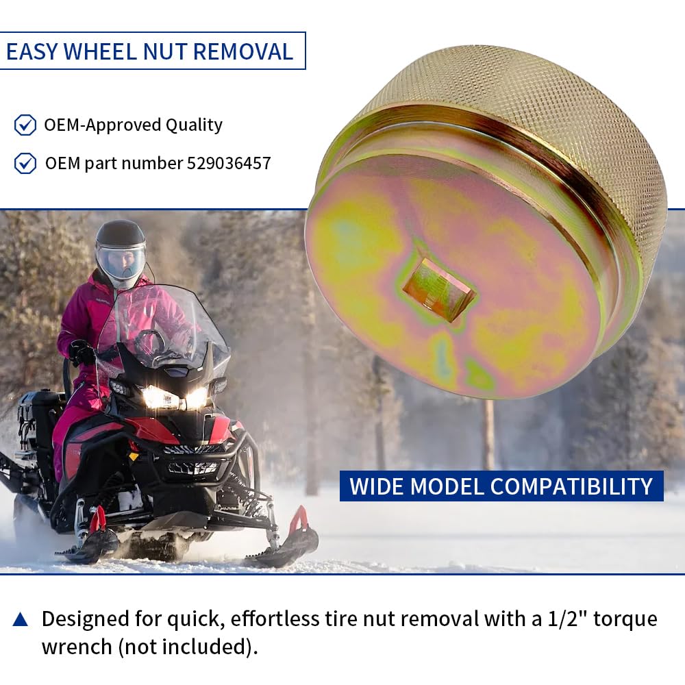 GOLKNHA side profile revealing socket depth for recessed wheel nuts