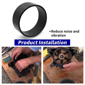 GOLKNHA side profile highlighting ring thickness and even edge for reduced vibration