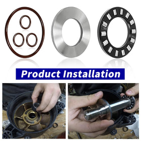 GOLKNHA thrust bearing and washer detail showing durable components for longer service life