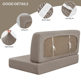 Gollense backrest cover detail showing elastic hem for anti-slip