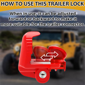 GOLOVEEE installed on trailer coupler demonstrating secure fit benefit