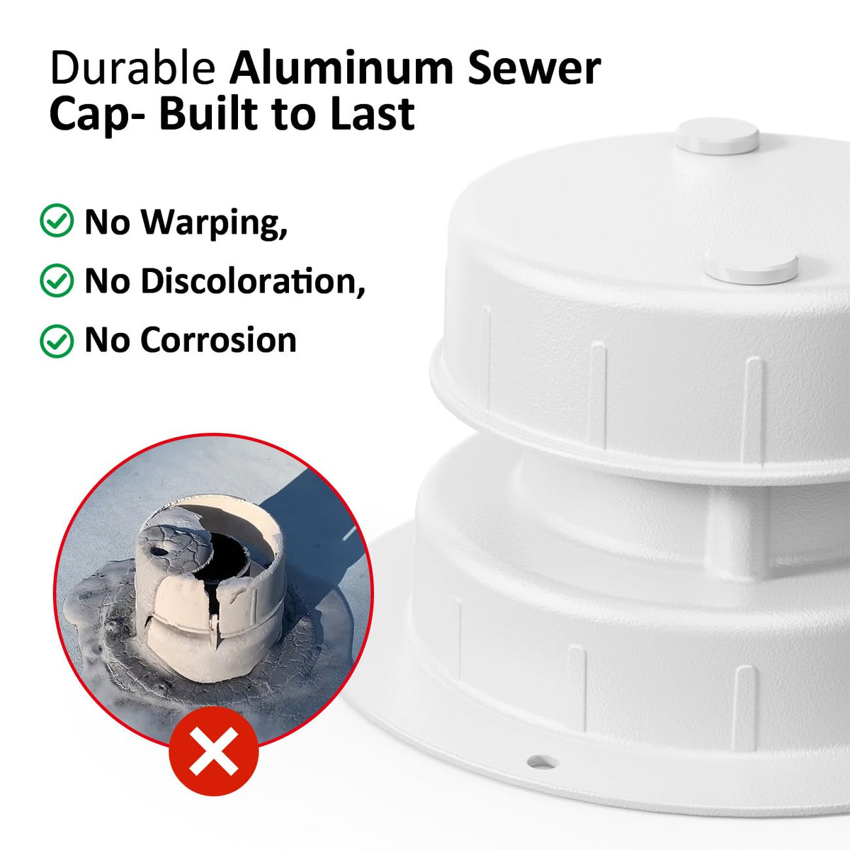 Golysoa installation kit with butyl tape and stainless screws for leak-proof seal
