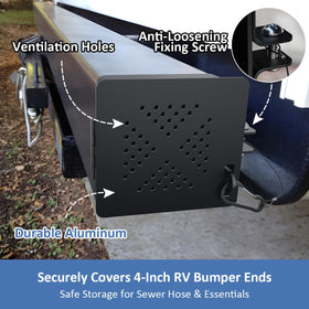 Golysoa lock clip and tether detail prevents loss and accidental opening