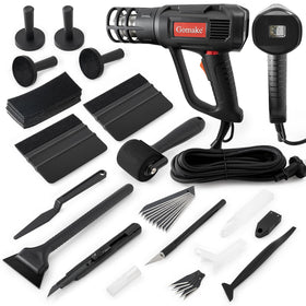 Gomake full kit layout showing tools and heat gun for faster installs