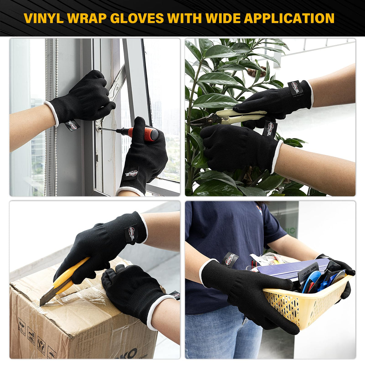 Gomake in a wrap shop lifestyle shot showing faster, safer finishing