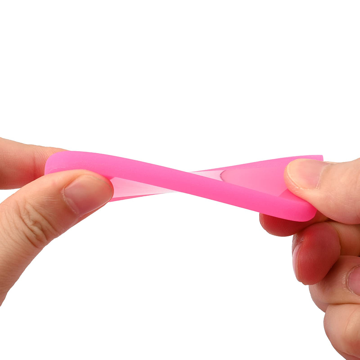 Gomake tool in use on window tint to remove bubbles cleanly