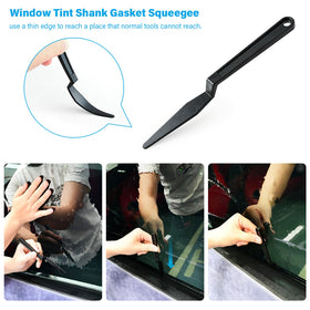 Gomake vinyl cutter and PPF squeegee for precise trimming and bubble removal