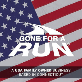 Gone For a Run runner placing towel in trunk showing practical on-the-go benefit
