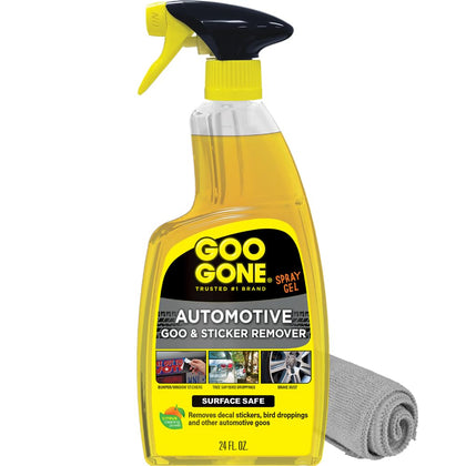Goo Gone front packaging 24oz showing product and label for easy identification and use