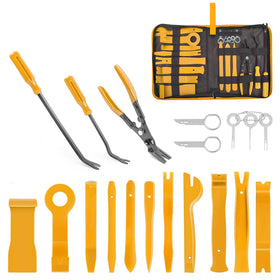 GOOACC full 19-piece trim set in bag showing organization and quick access