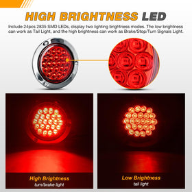 GOOACC chrome bezel detail highlighting stainless steel corrosion resistance and durable mount