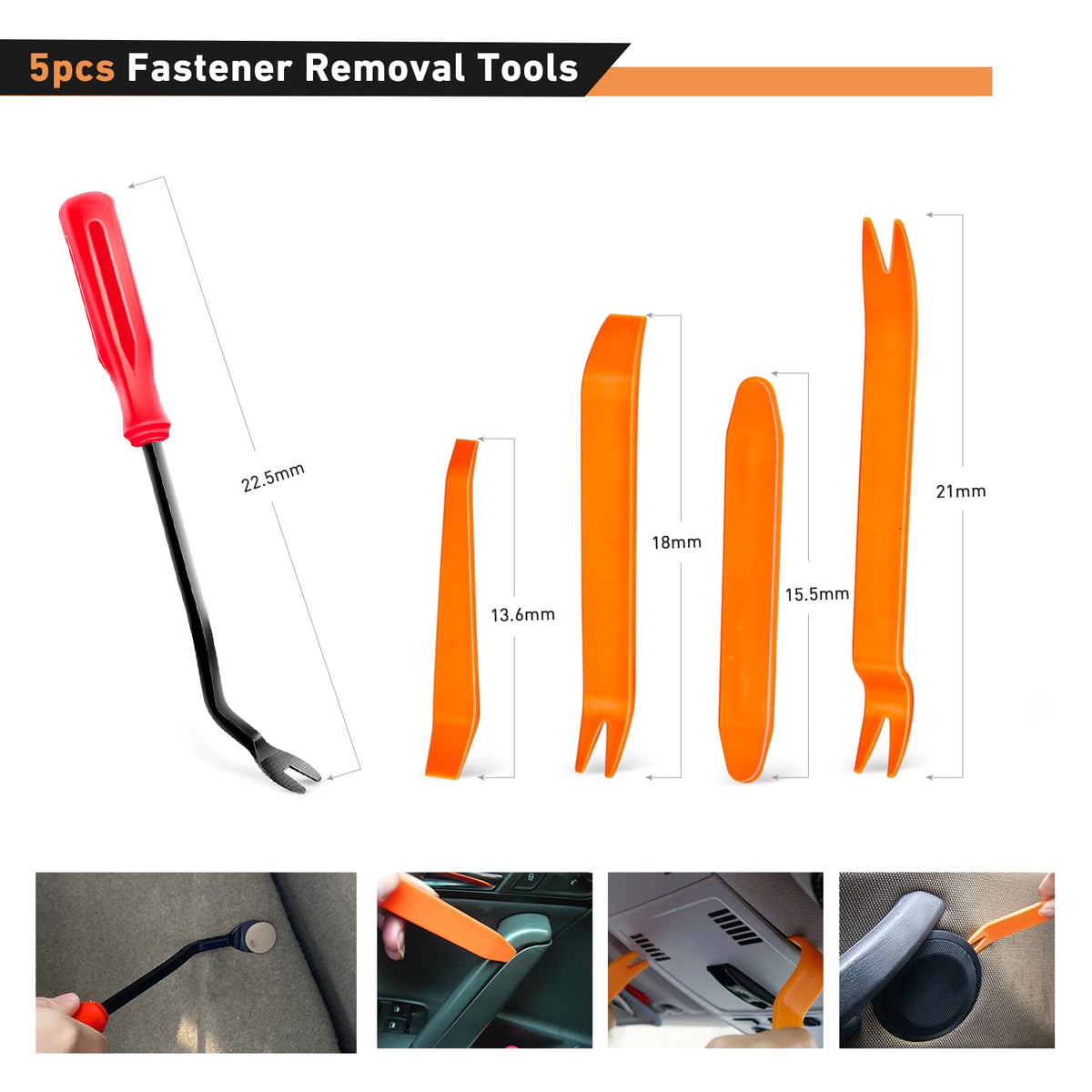 GOOACC clips sorted in compartments for quick access and organization