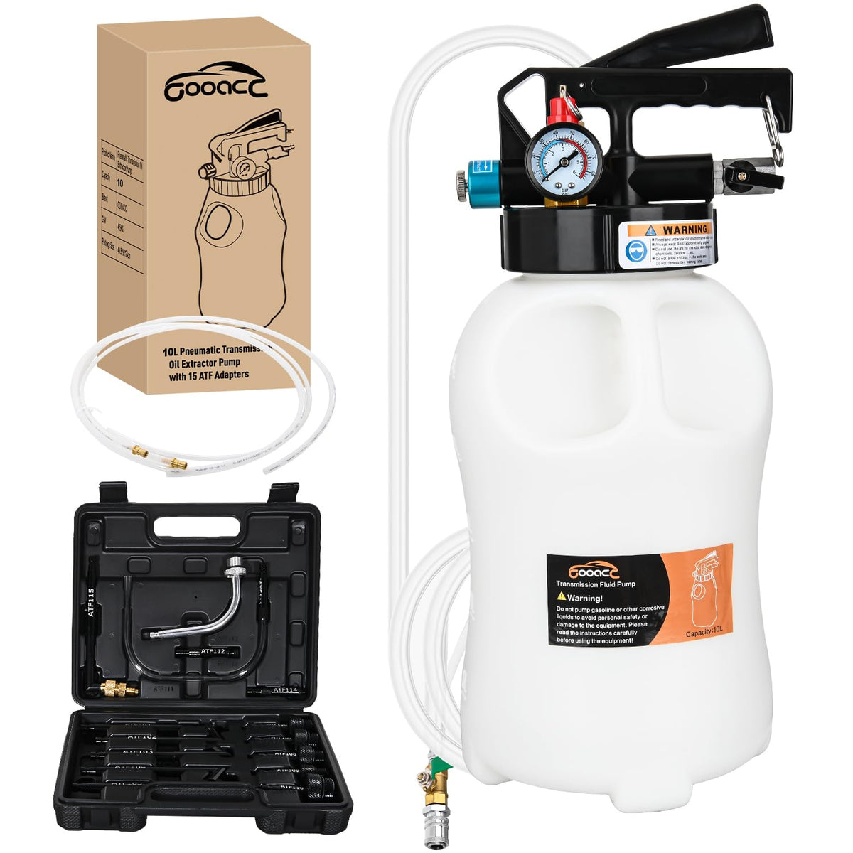 GOOACC front packaging showing pump kit and benefits