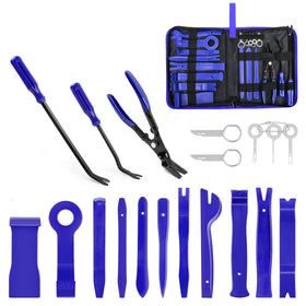 GOOACC front layout showing all 19 pieces and bag for organized storage
