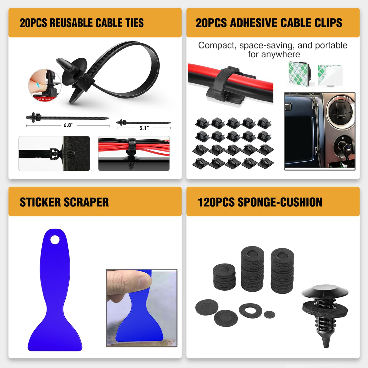 GOOACC tool in use prying a car door panel safely to prevent scratches